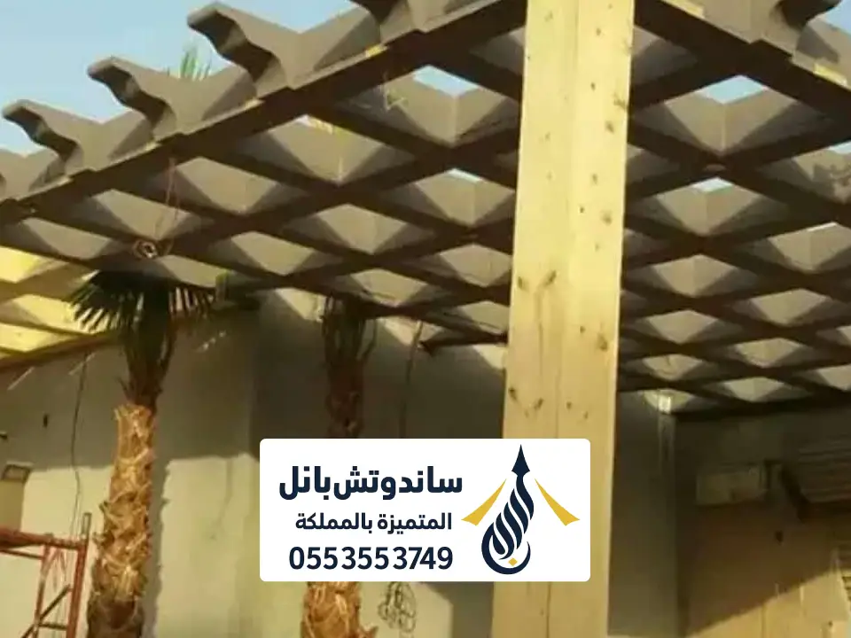 مظلات خشبية جاهزة شمال الرياض